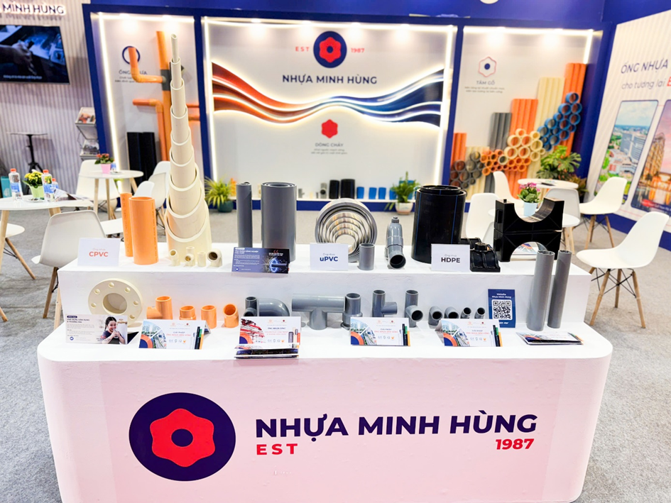 Nhựa Minh Hùng mang đến Vietbuild hệ sinh thái sản phẩm đa dạng